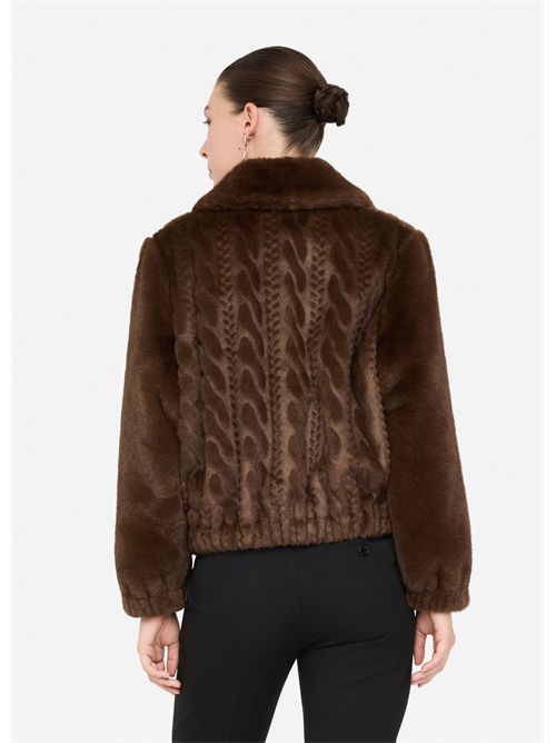 Bomber in teddy con trecce LIU JO | MF5094E1044/90915